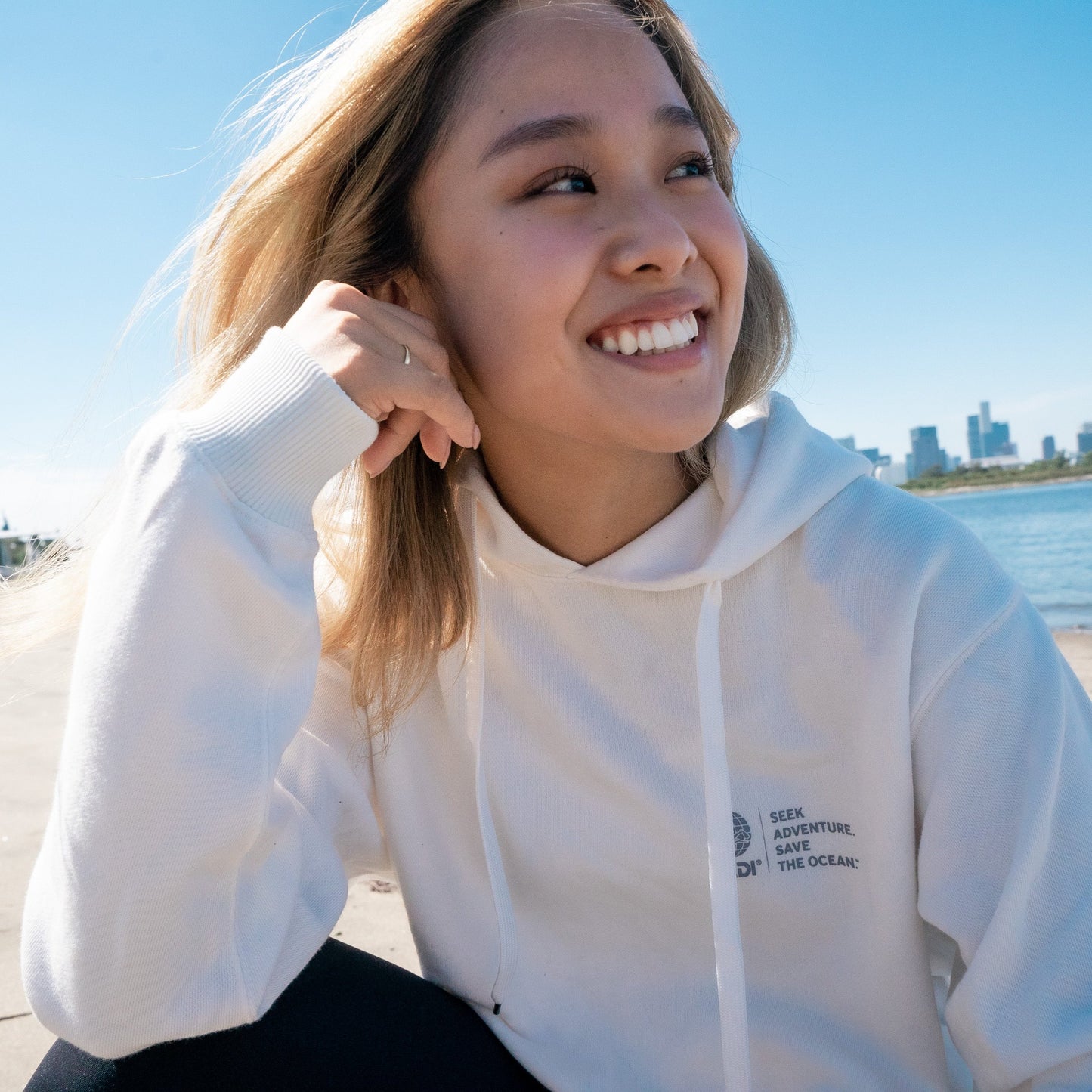 PADI × MALIBU SHIRTS スウェットパーカー