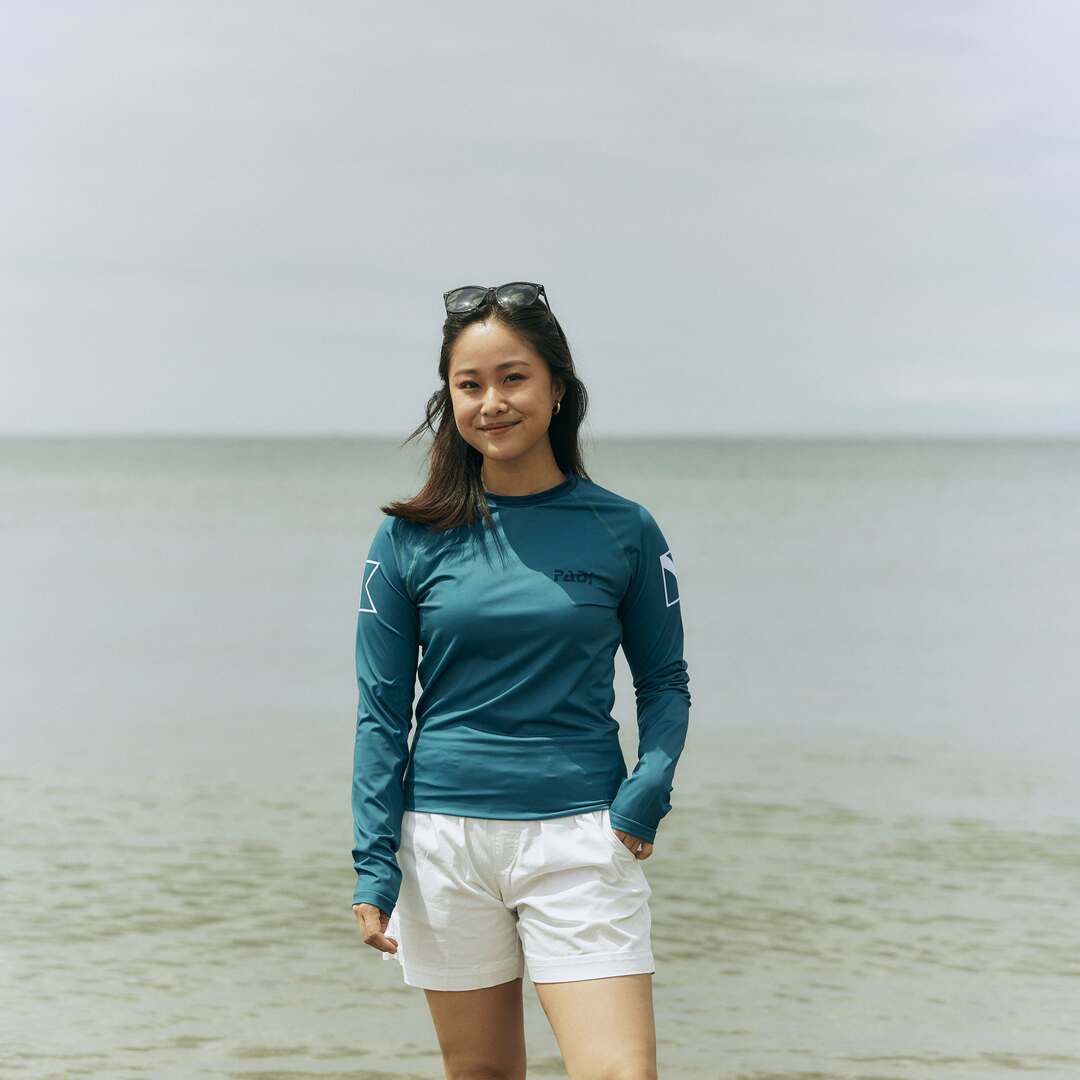 PADI Rashguard - Teal Flags