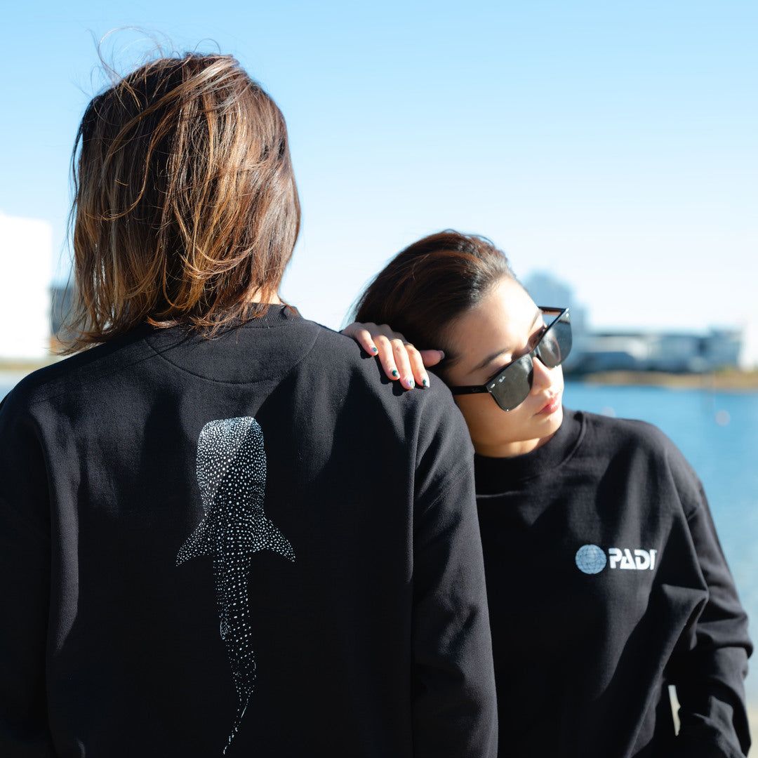PADI x Pure Waste Sweatshirt (Whale Shark)