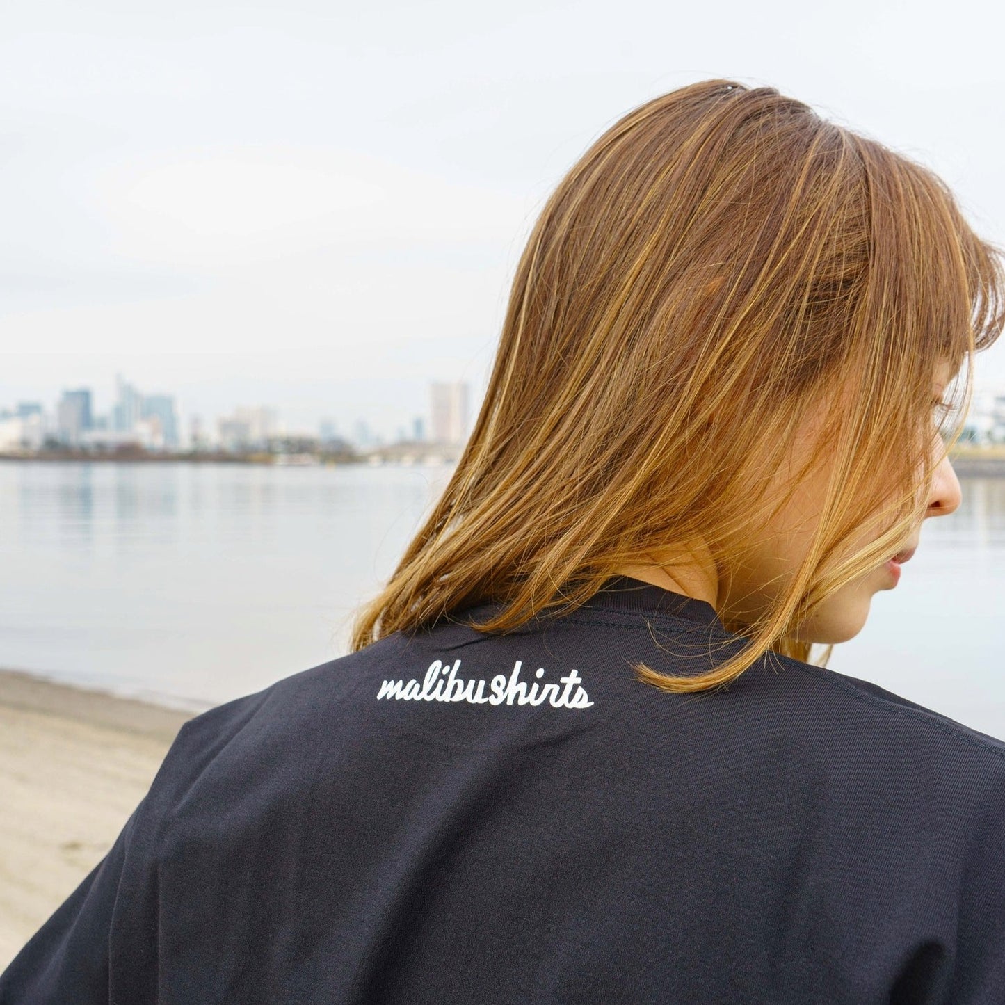 malibu shirts x padi コラボロングシャツ、エコ