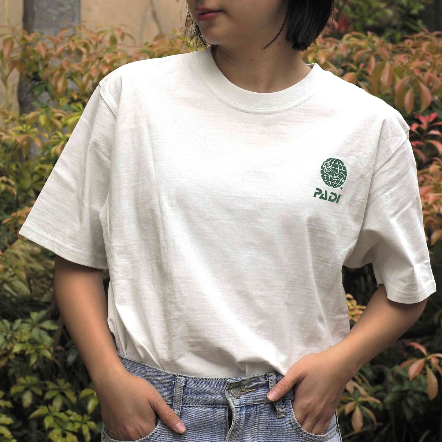 PADI x YURIE 廃漁網リサイクルTシャツ（ウミガメ）