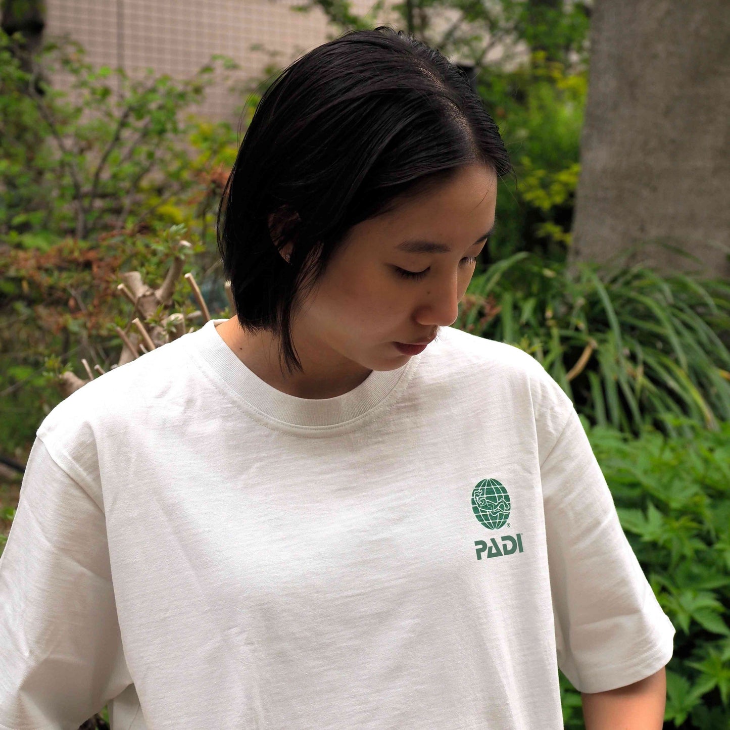 PADI x YURIE 廃漁網リサイクルTシャツ（ウミガメ）