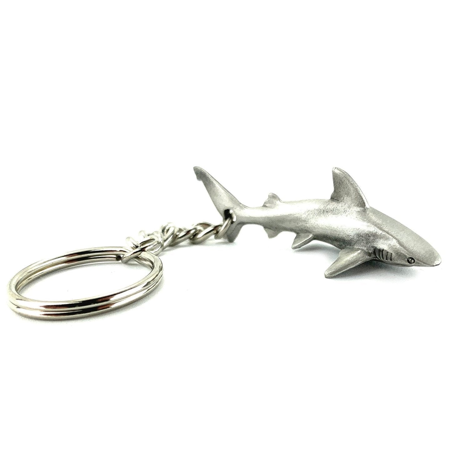 Scuba diving key chain (white shark)