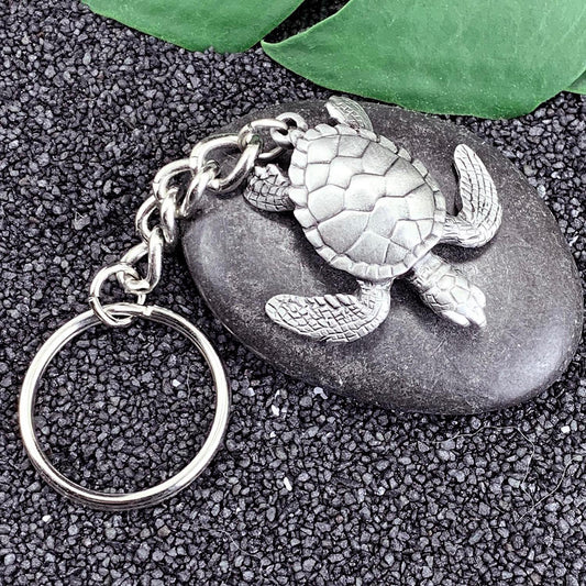 Scuba diving keychain (sea turtle)