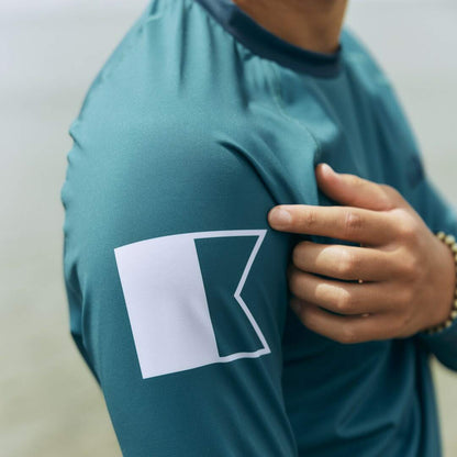 PADI Rashguard - Teal Flags