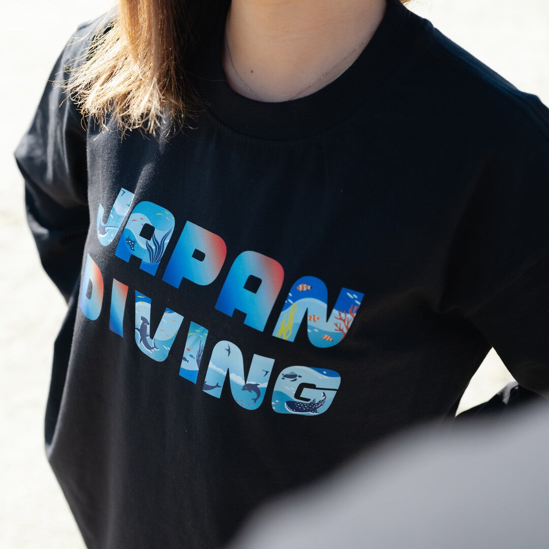 PADI x Pure Waste ロングTシャツ（JAPAN DIVING）