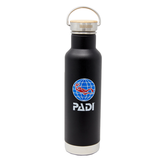 PADI X Klean Kanteen Insulated 20 oz Bottle - Matte Black﻿