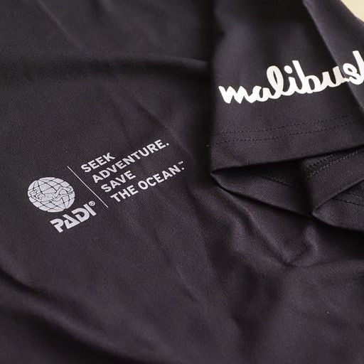 PADI×MALIBU SHIRTS ラッシュガードTシャツ